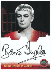 Doctor Who & Daleks Invasion Earth 2150AD ~ BARRIE INGHAM Autograph Card DWBI a picture