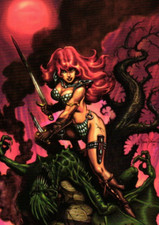 2009 Dynamic Forces Red Sonja Death of the Demon Card 35 Years of Red Sonja picture