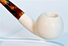Standard Apple Smooth Bent Meerschaum Pipes picture