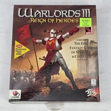 Warlords III 3 Reign of Heroes BIG BOX '(Win 95 CD-Rom) SSG 1997 Sealed CD picture