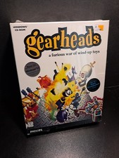 GEARHEADS big box PC CD-ROM Philips 1996 Windows 95 Factory Sealed New picture