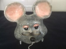 Vintage Hand Painted String Holder - Mouse Good Condition picture
