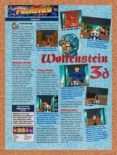 1994 Wolfenstein 3D Jaguar Original Advertisement / Retro Promo vr1 picture