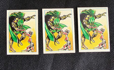 1984 LEAF MARVEL COMICS SECRET WARS STICKER #86 DOCTOR DOOM LOT OF 3 picture