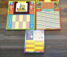 LOT of  THREE (3)   VINTAGE     PUNCH BOARDS         Unpunched picture