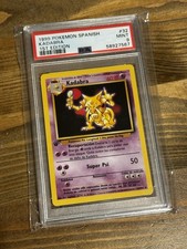 Kadabra 1st Edition 32/102 Spanish Graded Low population Psa 9 picture
