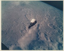Gemini 7 Spacecraft Earth Orbit Rendezvous 1965 - Original NASA Photo picture