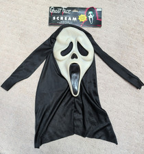 NWT NOS Vintage 1997 Easter Unlimited Fun World DIV Ghost Face Scream Mask S9206 picture