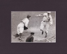 8X10 Matted Print VTG Baseball Picture: Leo Durocher, Pepper Martin, 1934 Series picture