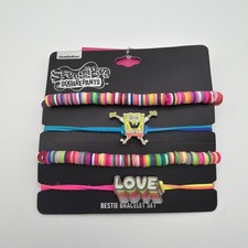 Spongebob Squarepants Bestie Cord Bracelet Set of 4 picture