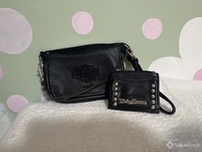 Harley-Davidson Clutch Bag and Matching Wallet Set picture