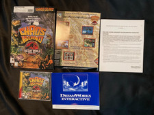 Chaos Island Lost World Jurassic Park PC CD-ROM 1997 Cut Box picture