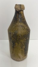 Antique G.S. Twitchell Philadelphia Stoneware Bottle Blob Top Salt Glaze 1870s picture