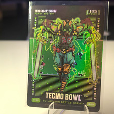 2026 Bo Jackson Battle Arena Tecmo  Bowl 1st Edition Chainsaw Glow BF92 picture