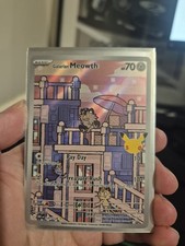 Pokèmon TCG Galarian Meowth 141/128 Illustration Rare 30th Anniversary NM/M picture