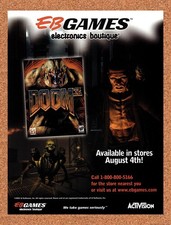 2004 Doom 3 EB Games Original Advertisement / Retro Promo v8 picture