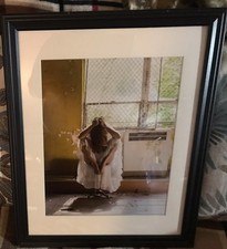 20x16 Framed Risque Female Model Photograph  picture
