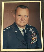Brig Gen James V Edmundson Signed USAF Color Photo Air Force Autograph picture