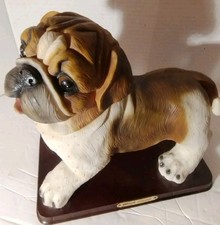 VTG RETIRED English Bulldog Figurine By Phai's Collection 9