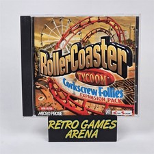 RollerCoaster Tycoon: Corkscrew Follies (PC CD-ROM) Jewel CIB COMPLETE picture