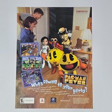Pac-Man Fever PlayStation 2 PS2 GameCube Party Print Ad/Poster Promo Art picture