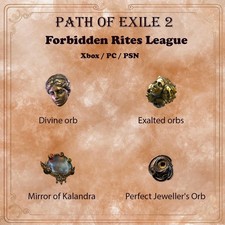 Path of Exile 2 Forbidden Rites League Divine Orb Mirror of Kalandra POE 2 picture