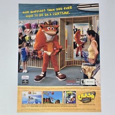 Crash Bandicoot N Tranced Game Boy Advanced Lifetime Print Ad/Poster picture