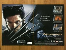 X-2 Wolverine's Revenge PS2 Xbox 2004 Print Ad/Poster X-Men Hugh Jackman Art picture