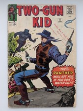Two Gun Kid 77 1st Black Panther Prototype Key Marvel Western Silver Age 1965 picture
