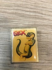 Vintage GEX Pin Badge Sony PlayStation Sega Saturn Promo Rare picture