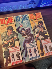 1964 Hasbro Gijoe Army Navy and Marine coffin boxes Vintage Hasbro Gijoe empty picture