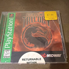 Midway Mortal Kombat Trilogy Sony PlayStation 1 PS1 NTSC-U/C Manual M (1996) picture