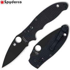 Spyderco Manix 2 Salt CPM-MagnaCut Black DLC Plain Blade Black G10 C101GMCBKP2 picture