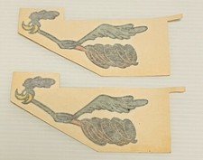 2 Road Runner running bird reflective decals Plymouth Warner Bros. Seven Arts. picture