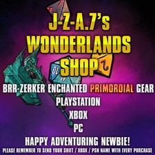 PS/XBOX/PC Tiny Tina's Wonderlands BRR-ZERKER ASCENDED LEVEL 40 ENCHANTED GEAR picture