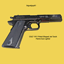 COLT 1911 Gun Shaped Jet Torch Gun Lighter Child Resistant USA Stocked and Ship picture