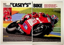 Casey Stoner Ducati MotoGP Magazine Article Spread Ephemera 2010 Motorcycle picture