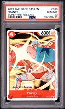 2022 ONE PIECE STARTER DECK ST01-STRAW HAT CREW SUPER PRE-RELEASE FRANKY  picture