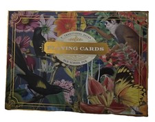 eeBoo Garden of Eden Boxed Artistic Playing Cards Set Two Decks Gilded Edges picture