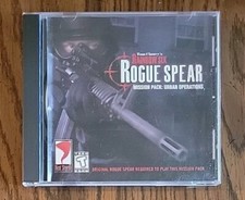 Tom Clancy's Rainbow Six Rogue Spear PC Game Urban Operations Mission DISC MINT picture