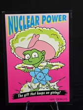 1993 SkyBox Bongo The Simpsons Series 1 Joe Fission Glow In The Dark $8.99 picture