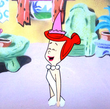 1960s vintage WILMA FLINTSTONES HANNA-BARBERA ORIGINAL PRODUCTION CEL fred picture