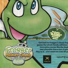 VTG 2005 Frogger: Helmet Chaos Original Print Ad 20x26cm Video Game Art GPM 205 picture