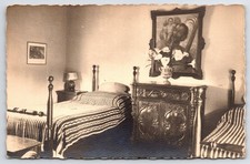Antique Guatemala Foto Biener Postcard Colonial Bedroom Interior RPPC picture