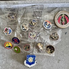 Vintage Lot NASA Space Program Pins Badges picture