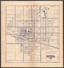 1937 BROOKINGS, SOUTH DAKOTA vintage 13.5
