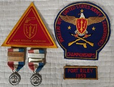 Vintage RARE Cold war ARADCOM US ARMY AIR DEFENSE COMMANDER Championship Patches picture