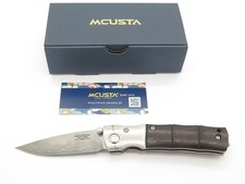 Mcusta Seki Japan MC-0145G Bamboo San Mai SPG2 Wood Gent Folding Pocket Knife picture