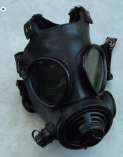Military 40mm NATO Gas Mask w/Drink Port & Protective Hood, Size Med/Reg UNUSED picture