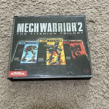 MECHWARRIOR 2: The Titanium Trilogy (1998, PC) Rare 3 Disc Set In Jewel Case picture